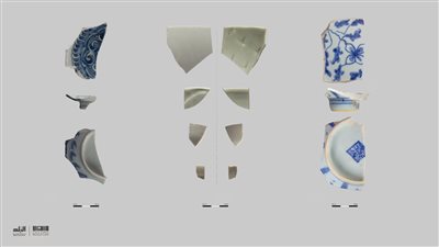 الكشف عن أنماط معمارية لمسجد عثمان بن عفان يعود تاريخها إلى 1200 عام 