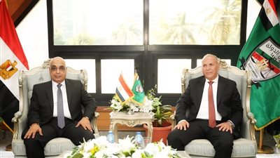 وزير العدل يزور رئيس هيئة قضايا الدولة لتهنئته بتوليه منصب رئاسة الهيئة