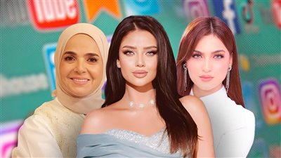 رضوى الشربيني وياسمين عز تتصدران أنستجرام ومفيدة ومنى عبدالغني تفوقان بالفيس بوك 