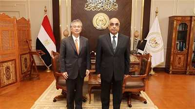 وزير العدل يبحث مع السفير الياباني التعاون في مجالات الرقمنة والتطوير التقني