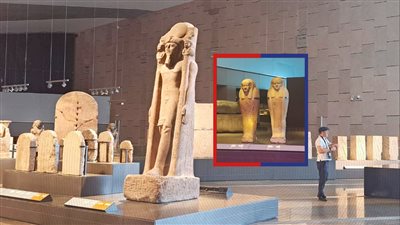 كنوز الحضارة المصرية.. مشاهد من داخل المتحف المصري الكبير
