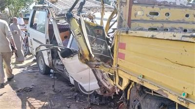 مصرع وإصابة 15 بحادث مروع على طريق «بسيون - دسوق » بالغربية