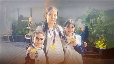 جومانا و ريانا ورانسى  منصور يحققن الذهبية فى بطولة الجمهورية للجمباز 