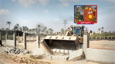 حملة إزالات فورية لمخالفات البناء بكمبوند «أفق» التابع لجهاز «سفنكس الجديدة»