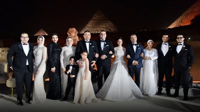 المستشار علي سلطان مساعد وزير العدل يحتفل بزفاف نجله على ابنة النائب عماد حمودة