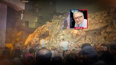 9 وفيات بإنهيار منزل نور الشريف في السيدة زينب.. و«خراطيم» للبحث عن المفقودين