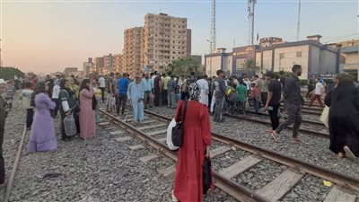 مصرع طفلين أثناء عبورهم السكة الحديد بـ مدينة طوخ القليوبية 