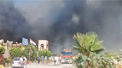 التهم أكثر من 100 مركبة.. تفاصيل حريق هائل بمنطقة بتروكيماويات العامرية بالإسكندرية