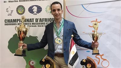 الطبيب باسم أمين..أول مصري وعربي يحصل على لقب السوبر جراند في الشطرنج
