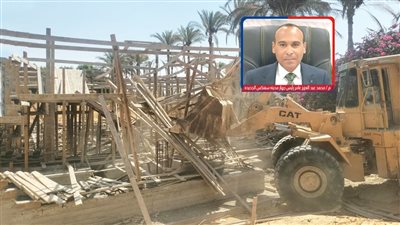 تحرك الجهاز لإزالة مخالفات المباني  لشركتى «أفق» و«سمرقند» فى مدينة سفنكس الجديدة 