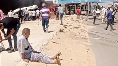 ننشر أسماء المصابين.. ارتفاع أعداد ضحايا حادث تصادم الساحل واحتراق 11 سيارة 