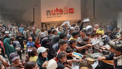 جدل واسع بعد افتتاح «نوتيلا كافيه» في مدينة غزة وسط المجاعة