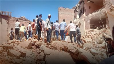 انهيار عقارين بسوهاج في 24 ساعة.. والمواطنين: أين حصر الحكومة للمباني الآيلة للسقوط