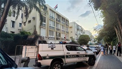تفاصيل إطلاق نار قرب السفارة المصرية فى تل أبيب والشرطة تبدأ التحقيق