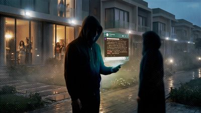 هارب من أحكام  يثير الذعر في كمبوند بحدائق أكتوبر بمساعدة ممثل شهير