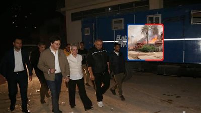 وزير الثقافة يزور موقع حريق ستوديو مصر فجرا.. وقرارات صارمة لشركات الإنتاج