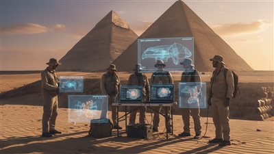 هل توجد هياكل مدفونة تحت الأهرامات؟ باحثون يستندون لصور الأقمار الصناعية والرادارات