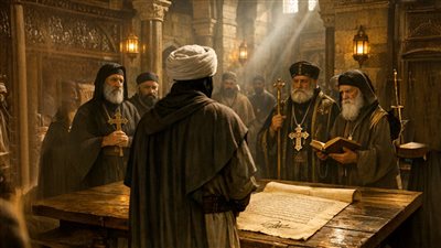  داهية العرب ..  «عهد الأمان» وثيقة عمرو بن العاص التي احتضنت كنائس مصر