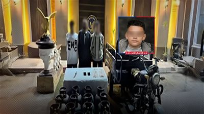 بالصور.. اللحظات الاخيرة لطفلى أبنوب قبل تمكن عصابة سرقة إسطوانات الغاز منهما