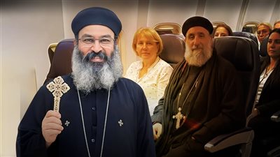 بالصور.. مصرع كاهن سقط من عقار بالإسكندرية ونجاة آخر من حادث طائرة