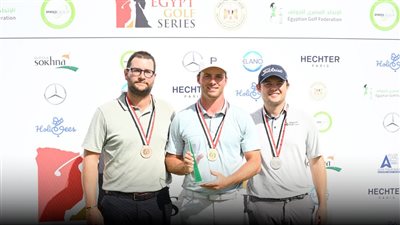 الالمانى نيكولاس هوردير يخطف لقب الجولة التاسعة  لسلسلة جولف مصر العالمية 