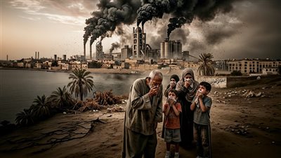 كارثة بني خالد بالمنيا.. أدخنة مصانع الأسمنت والرخام تخنق الأهالي وتدمر البيئة